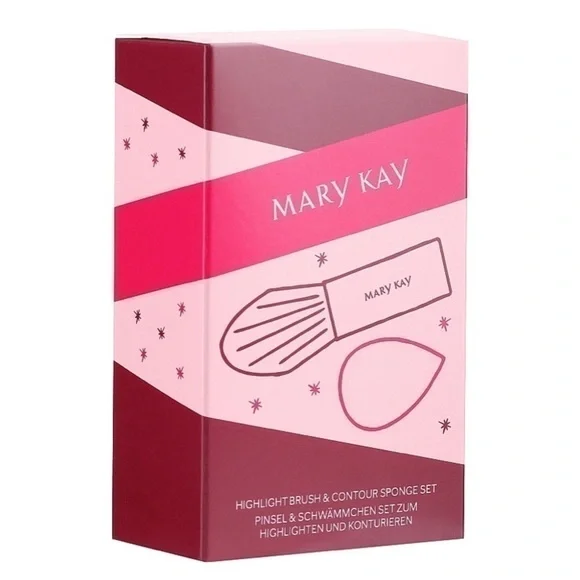 Mary kay Highlighter Brush & Blending Sponge new in box